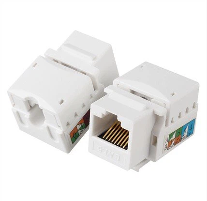 OEM versenyképes áron UTP Cat6A Cat6 Cat5E Ethernet Keystone Jack modul