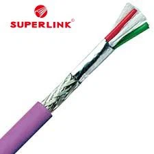 Profibus DP kábel, kétmagos árnyékoló kommunikációs kábel